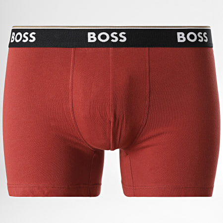 BOSS - Confezione da 3 boxer Power 50514926 Nero Bordeaux