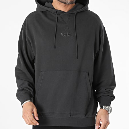 BOSS - Sweat Capuche Contemporary 50496803 Gris Anthracite