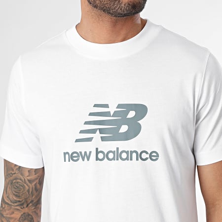 New Balance - Tee Shirt MT41502 Blanc