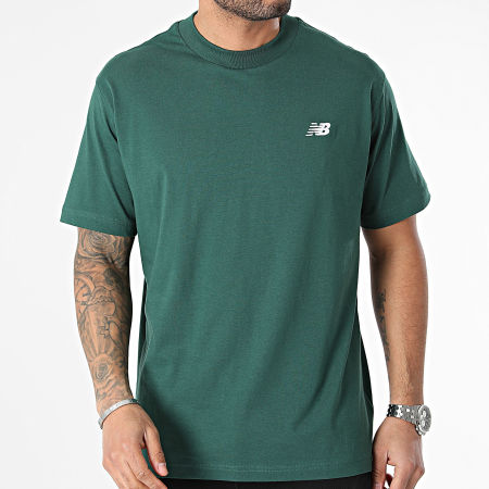 New Balance - Tee Shirt MT41502 Vert Foncé