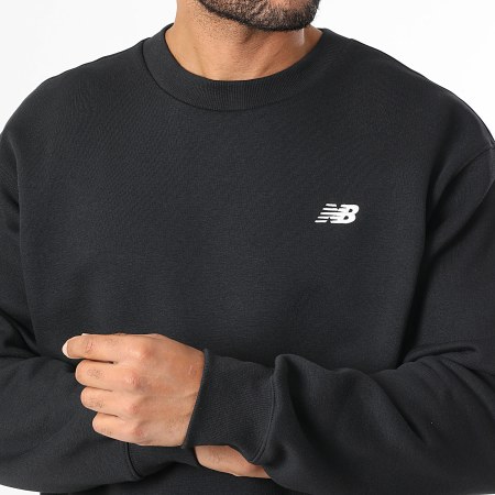 New Balance - Sweat Crewneck Relaxed Fit MT41510 Noir