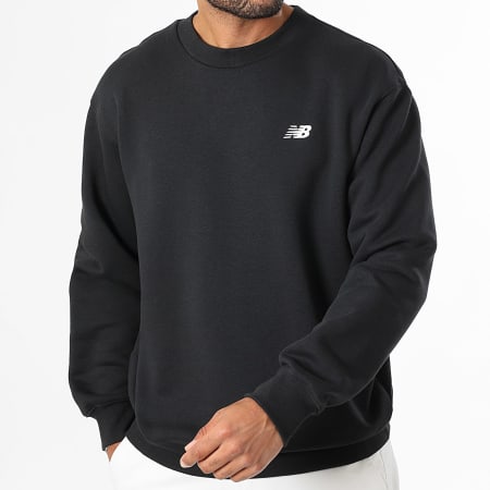 New Balance - Sweat Crewneck Relaxed Fit MT41510 Noir