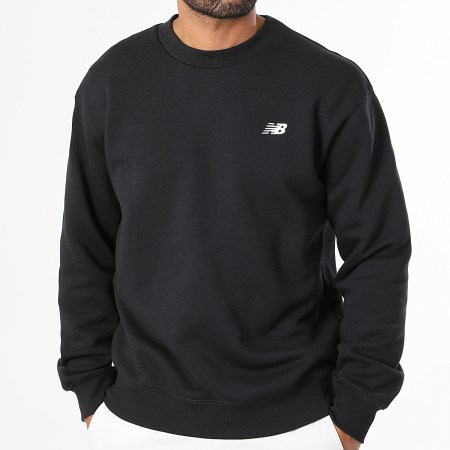 New Balance - Sweat Crewneck Relaxed Fit MT41510 Noir