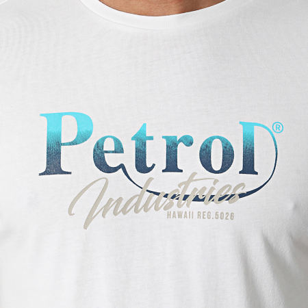 Petrol Industries - Camiseta M-1040-TSR634 Blanca