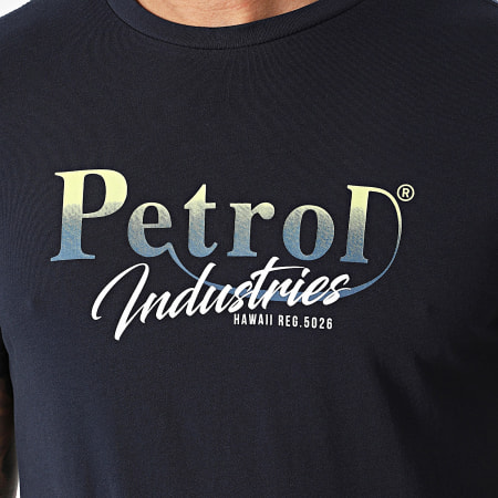 Petrol Industries - Tee Shirt M-1040-TSR634 Bleu Marine