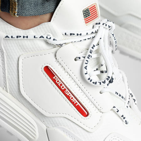 Polo Ralph Lauren - Baskets PS200 White Red