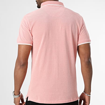Tiffosi - Polo Manches Courtes Theo 10054107 Rose Chiné