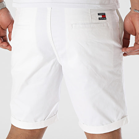 Tommy Jeans - Short Chino Scanton 8812 Blanc