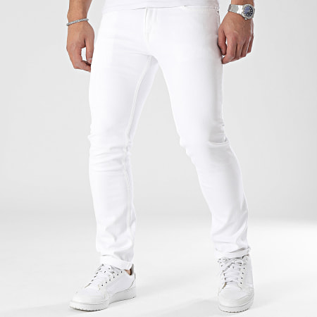 Tommy Jeans - Jeans Slim Scanton 8746 Blanc