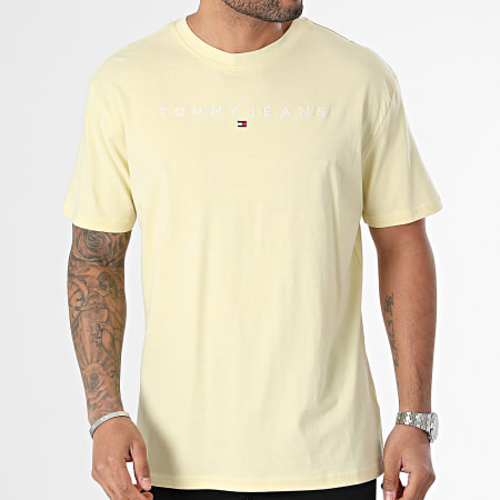 Tommy Jeans - Camiseta Logo Linear 7993 Amarillo