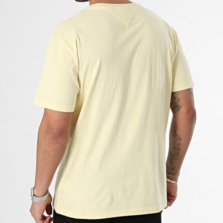 Tommy Jeans - Camiseta Logo Linear 7993 Amarillo