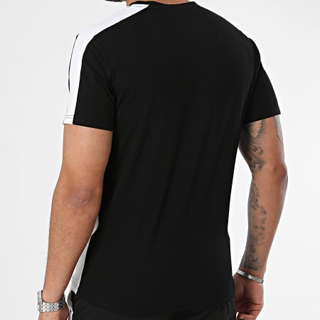 Zayne Paris  - Set di maglietta e pantaloncini da jogging a righe bianche e nere