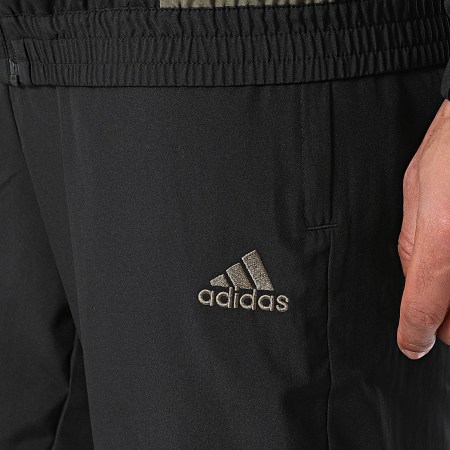 Adidas Performance - Conjunto de chaqueta con cremallera y pantalón de jogging IP1613 Negro