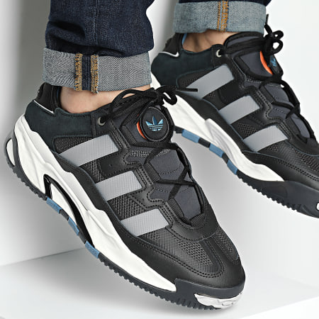 Adidas Sportswear - Niteball FZ5742 Core Black Grey Two Carbon Sneakers
