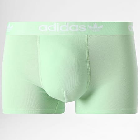 Adidas Originals - Set di 3 boxer 4A1M56 Viola chiaro Verde chiaro Azzurro