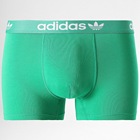 Adidas Originals - Set di 3 boxer 4A1M56 Arancione Verde Blu