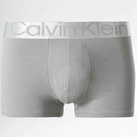 Calvin Klein - Juego de 3 calzoncillos bóxer NB3130A Negro Gris Azul petróleo