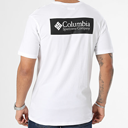 Columbia - Tee Shirt North Cascades 1834041 Blanc