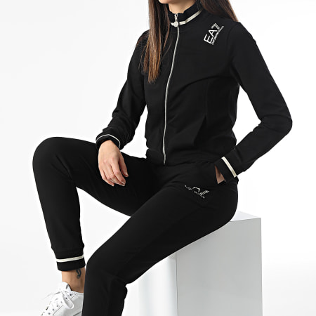 EA7 Emporio Armani - Trainingspak voor dames 8NTV51 Zwart Goud