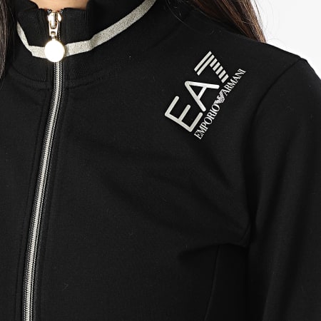 EA7 Emporio Armani - Trainingspak voor dames 8NTV51 Zwart Goud