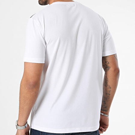 EA7 Emporio Armani - Tee Shirt 3DPT29-PJULZ Blanc Argenté