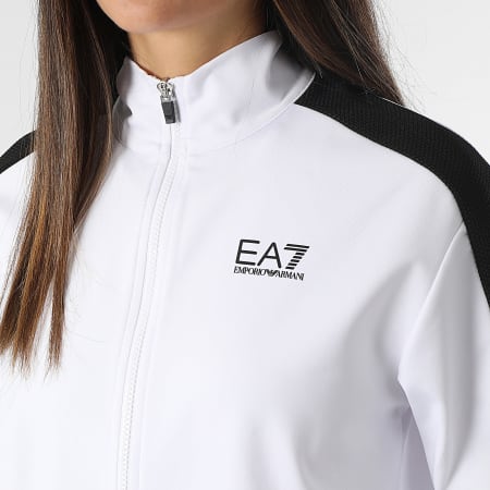 EA7 Emporio Armani - Tuta da ginnastica da donna 8NTV60 Bianco Nero