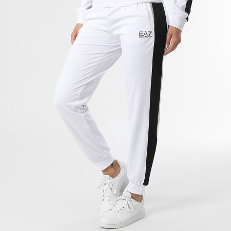 EA7 Emporio Armani - Tuta da ginnastica da donna 8NTV60 Bianco Nero