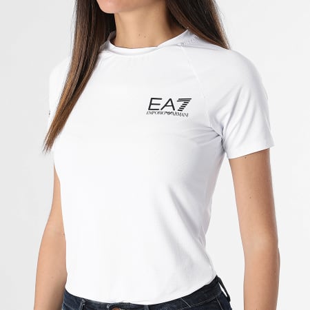 EA7 Emporio Armani - Camiseta de mujer 8NTT70-JEMZ Blanca