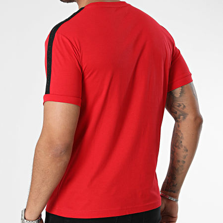 EA7 Emporio Armani - 3DPT35-PJ02Z Camiseta de rayas roja