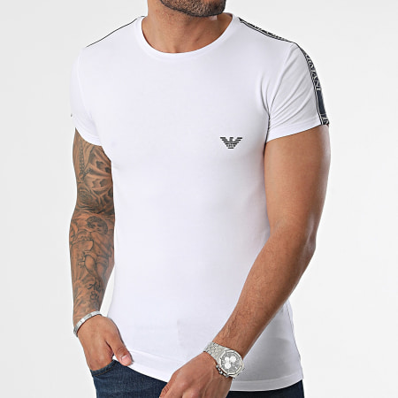 Emporio Armani - Geband T-shirt 111035-4R523 Wit