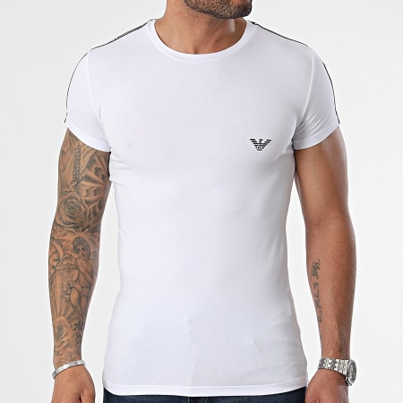 Emporio Armani - Geband T-shirt 111035-4R523 Wit