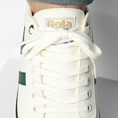 Gola - Gola Comet CMA516 Off White Evergreen Black Sneakers