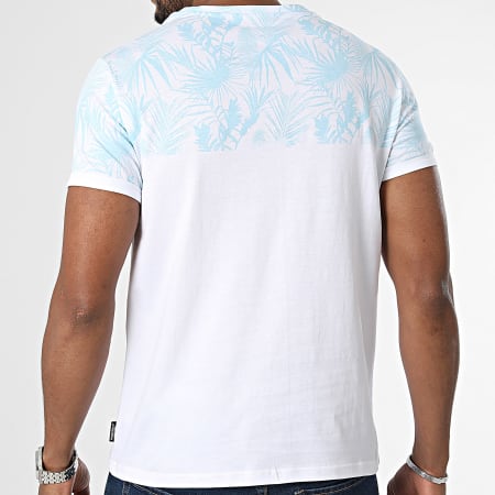 La Maison Blaggio - Camiseta blanca azul claro