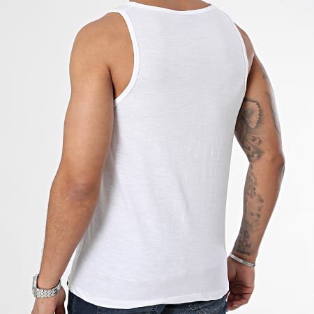 La Maison Blaggio - Camiseta de tirantes blanca con bolsillos