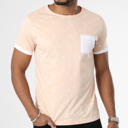 La Maison Blaggio - Maglietta con tasca in corallo chiaro