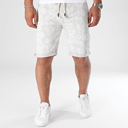 Classic Series - Lichtgrijze witte chino shorts