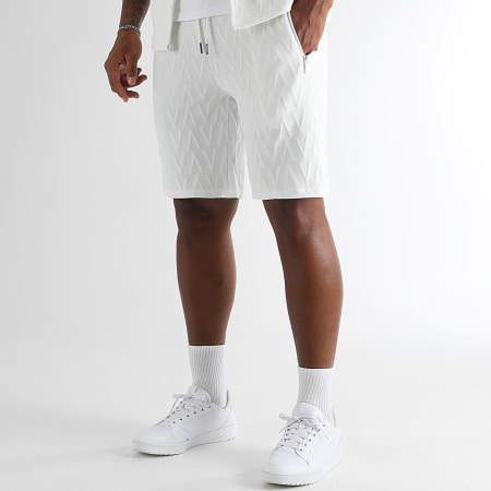 LBO - Ensemble Chemise Manches Courtes Et Short Jogging 0194 Beige Clair
