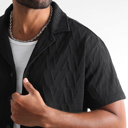 LBO - Ensemble Chemise Manches Courtes Et Short Jogging 0197 Noir
