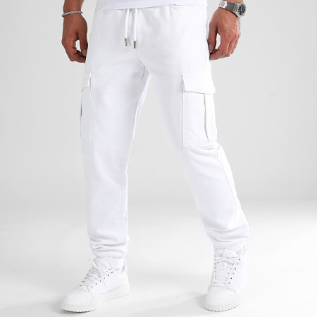 LBO - Jogger Pant Cargo Jeans dal taglio rilassato 3365 Denim Bianco