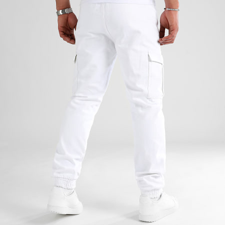 LBO - Jogger Pant Jean Cargo Relaxed Fit 3365 Denim Blanc