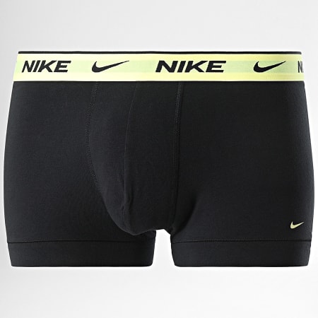 Nike - Set di 2 boxer KE1085 nero giallo rosa