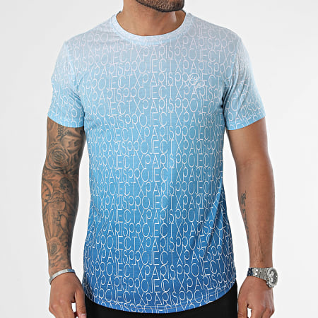 Project X Paris - Tee Shirt 2410093 Bleu Dégradé