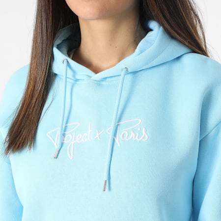 Sweat à Capuche Project X Paris Cœur Brisé - 55% Coton, 45% Polyester, Broderie Ton Sur Ton