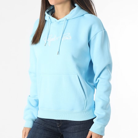 Project X Paris - Sweat Capuche Femme F222138 Bleu Clair