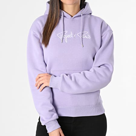 Project X Paris - Sweat Capuche Femme F222138 Violet