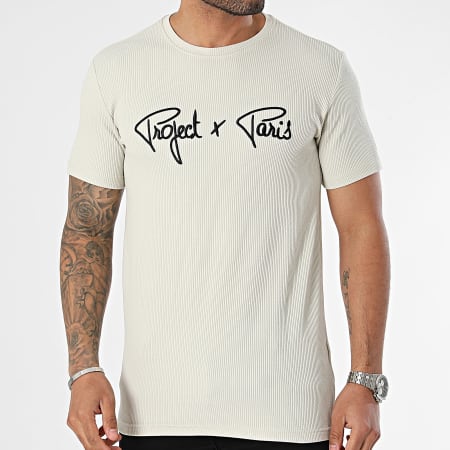 Project X Paris - Camiseta T221011 Beige