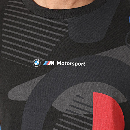 Puma - Camiseta BMW Motorsport 624153 Negro Rojo Azul