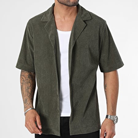 Uniplay - Camisa de manga corta verde caqui