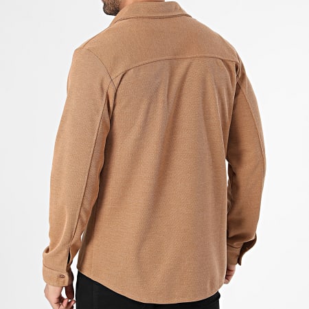 Uniplay - Camicia a maniche lunghe color cammello