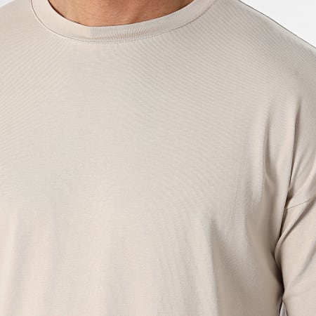 Uniplay - Tee Shirt Manches Longues Beige Foncé